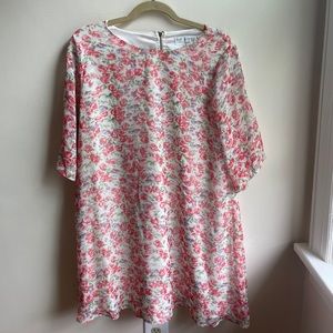 Rare London floral shift dress